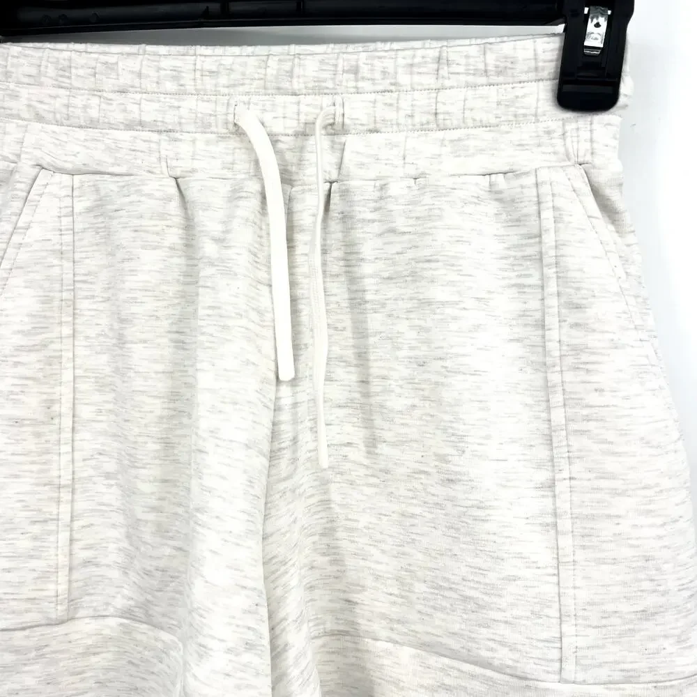 VARLEY Women's Atrium High Rise Shorts XS Ivory Marl 4.5" Inseam DoubleSoft NWT - Picture 5 of 12